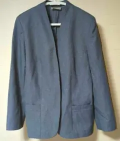 グレー ジャケット アウター　Lサイズ　シンプル ビジネスカジュアル　フォーマル