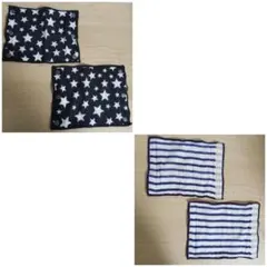 ダッドウェイ　抱っこひも　よだれカバー　　星柄　ボーダー　２セット