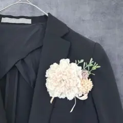 ハンドメイド コサージュ 花 入学式 卒業式 フォーマル くすみ色