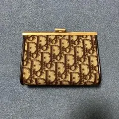 Christian Dior トロッター ヴィンテージがま口ポーチ　ディオール