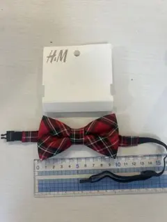 H&M キッズ用 蝶ネクタイ ボウタイ チェック　クリスマス