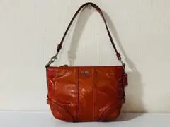 ☆正規店購入☆コーチ エナメルレザーハンドバッグ