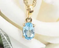 深海ブルー】天然石 サンタマリア アクアマリン ピアス✨S925 高品質 