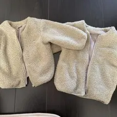 petit main ボアジャケット 100・80サイズセット