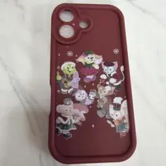 ダッフィー＆フレンズ スマホケース ボルドーのサムネイル