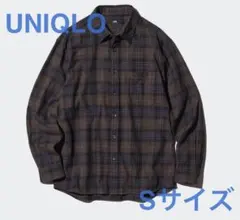 新品　未使用　フランネルシャツチェック　Sサイズ　メンズ　匿名配送