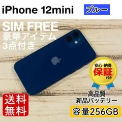 iPhone 12 mini ブルー 256GB｜SIMフリー・極美品