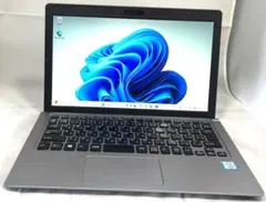 人気VAIO☆快適SSD☆お洒落なシルバーPC♪カメラ付！軽量サイズ！Win11