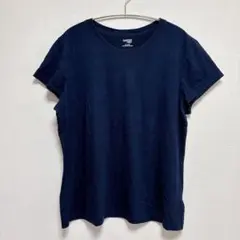 ダンスキン 無地 Tシャツ クルーネック 半袖 XXL ネイビー ビッグサイズのサムネイル