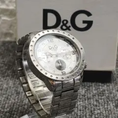♥️ 動作品 D&G アナログ クロノグラフ 腕時計　メンズ
