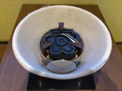 風炉型電熱器(白さつま　前瓦入)　100V　〜　410W