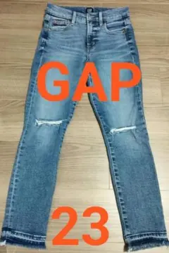 GAP★TRUE SKINNY　ダメージジーンズ★サイズ23