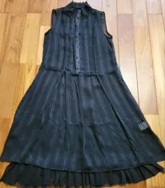 【未使用品】アバハウス ドゥヴィネット ワンピース ペチコート付き 黒