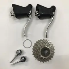 SHIMANO シフター カセットスプロケッ テクトロ ブレーキレバー セット