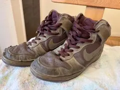 Nike dunk HI バーガンディ