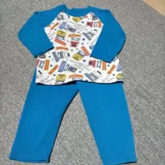 プラレール　パジャマ　９５　長袖　長ズボン　はやぶさ　こまち　ドクターイエロー