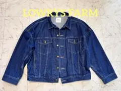 LOWRYS FARM インディゴデニムジャケット　レディースL