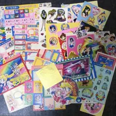 当時もの レア 美少女戦士セーラームーンのシール18枚 - メルカリ