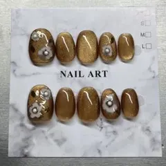 013♡ゴールドグラデーションネイルチップセット