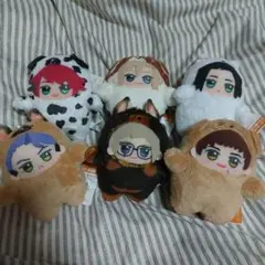 『A3!』 もふめ～と ワンワンぬいぐるみ 秋組 6点 コンプリートセット