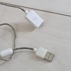 ホワイト USB Aタイプケーブル 約1メートル