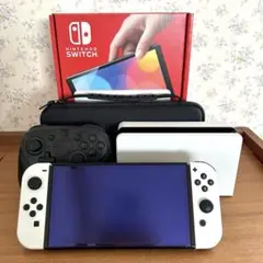 美品 Switch 有機EL プロコン ケース付き