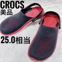 クロックス　メッシュ　サンダル　レッド　ネイビ　ブラック　ウィメンズ