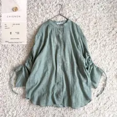 新品未使用タグ付き✴︎Mala kalanchoe ピンタック ブラウス シルク混