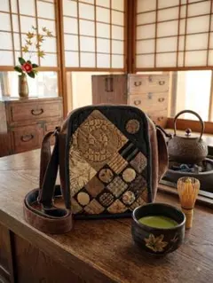 古布リメイク 火消し頭巾 襤褸 ショルダーバック - メルカリ