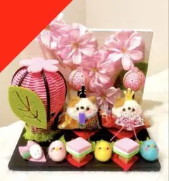 fukujiroページ　つまみ細工　　ブタさんの雛人形　金太郎　桃太郎 fukujiro様専用ページ つまみ細工 ブタさんの雛人形 金太郎 桃太郎