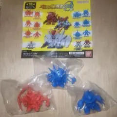 ガシャポン戦士ZERO/01　3種