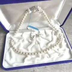 富屋 あこや真珠 ネックレス イヤリング 箱付き 7〜7.4mm pt900 - メルカリ