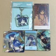 原神 放浪者 キーホルダー アクリルブロック 5点セット 公式