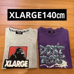 XLARGE ゴリラプリント Tシャツ 140cm