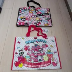 サンリオ　ハローキティ　50周年　ビニール　トートバッグ