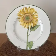◆ 未使用！Villeroy & Boch フローラ ディナー皿ひまわり 向日葵のサムネイル