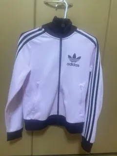 adidas トラックジャケット ピンクブラウン