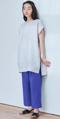 新品未使用】はらっぱ 前後両方で着られるシャツ レギュラー丈 (白 