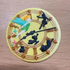 ディズニー 刺繍缶バッジ2 ピーターパン ティンカーベル