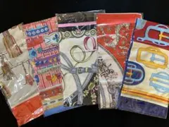 100cm 大判スカーフ5枚セット　多色デザイン