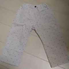 アプレレクール　アイボリー ドット柄 パンツ　110サイズ