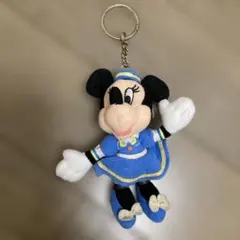 ミニーマウス ぬいぐるみキーホルダー