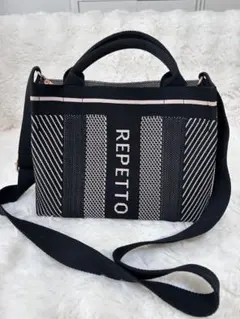 repetto ショルダーバッグ　ブラックのサムネイル