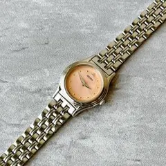 SEIKO セイコー レディース腕時計 クォーツ ピンク文字盤 シンプル 上品のサムネイル