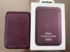 Apple iPhone Fine Woven Wallet パープル