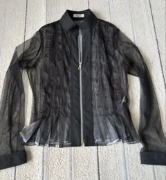 TRICO HIROKO bis メッシュ　カーディガン　ジャケットのサムネイル
