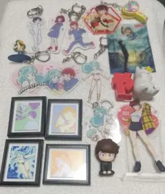 うる星やつら グッズ まとめ売り アクリルキーホルダー フレームマグネット ラム