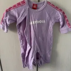 BABYDOLL ロンパース 80cm パープル