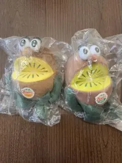 Zespri キウイブラザーズ ぬいぐるみ 2個セット 新品