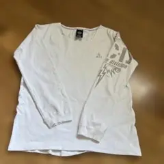 VCD ホワイト 長袖カットソー X-Large